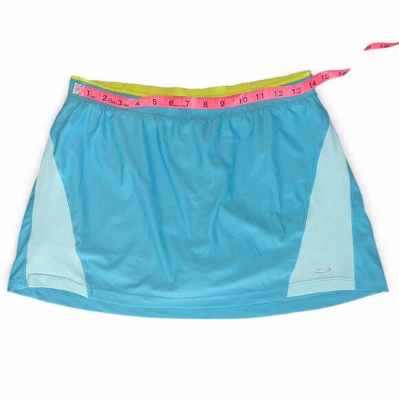 Champion Blue Two-Toned Short Mini Athletic Tennis Skirt Skort Youth Size XL - Picture 5 of 6